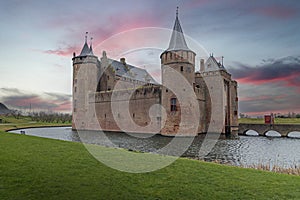 The Muiderslot is a medieval castle in Muiden