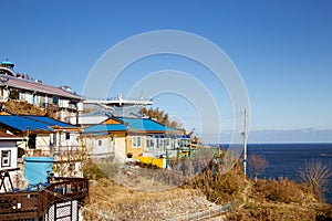 Mukho Nongoldam-gil seaside village in Donghae, Korea