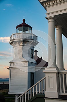 Mukilteo Lighthouse at Sunset