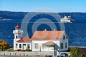 Mukilteo Lighthouse Whidbey Island Ferry Puget Sound Washington