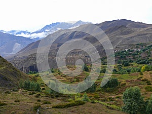 Muktinath landscape after rain, Nepal