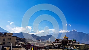 Muktinath - A temple with Himalayan view