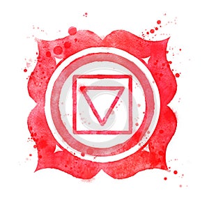 Muladhara chakra symbol.