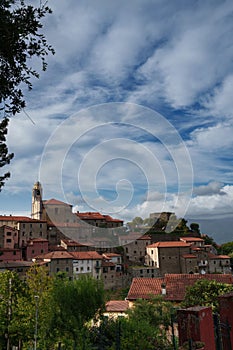 Mulazzo, historic town in Lunigiana, Tuscany