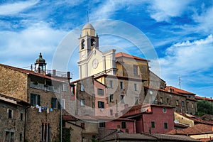 Mulazzo, historic town in Lunigiana, Tuscany