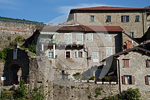 Mulazzo, historic town in Lunigiana, Tuscany, at morning