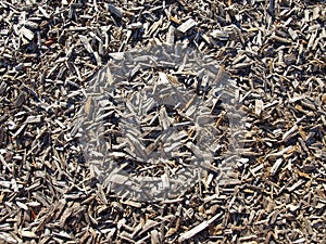 Mulched ground