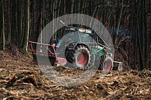 Mulcher deforestation