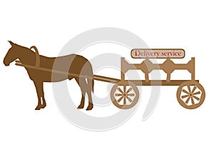 Mule and cart