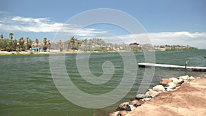 MULEGE BCS MEXICO-2022: The Sea Water Waving In The Blue Area