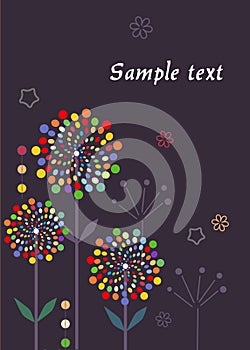 Muli-colored flowers