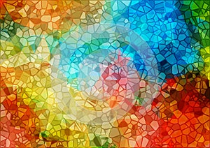 Mulicolor mosaic background