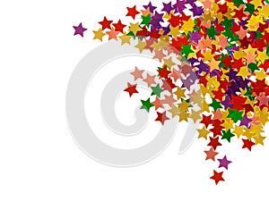 Mulicolored stars pattern