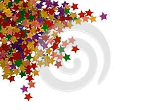 Mulicolored stars pattern