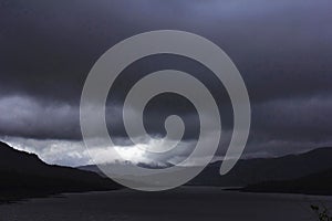 Mulish lake during monsoon Pune district, Maharashtra, India