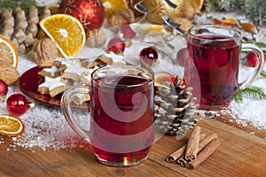 Mulled wine at Christmas