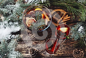 Mulled wine for Christmas and festive period
