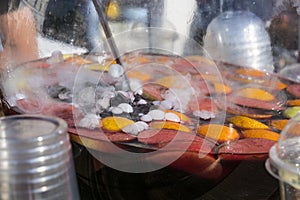 Mulled wine preparation