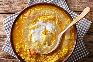 Mulligatawny Soup has many layers of warm flavor. With curry, ga