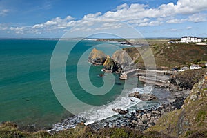 Mullion Cove in Cornwall photo