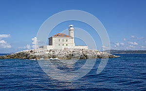 Mulo lighthouse in Croatia photo