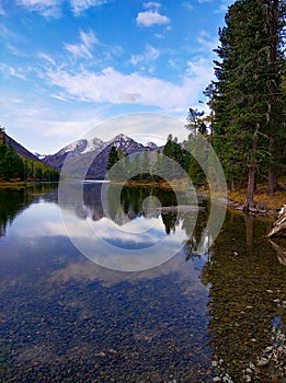 Multa river in Altai mountains