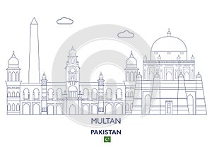 Multan City Skyline, Pakistan photo