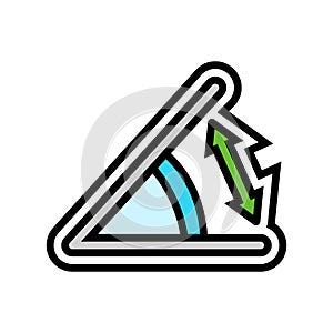multi angle adjustment color icon vector illustration
