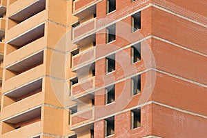 Multi-apartment residential brick house