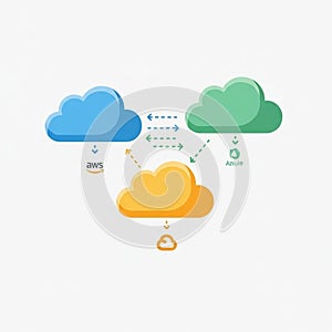 Multi-cloud architecture and interoperability among different