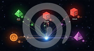 Multi-Cloud Computing Architecture and Services Infographic