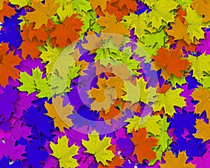 Multi Color Autum Background