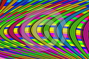 Multi-color bending lines photo