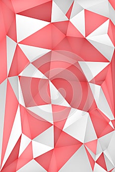Multi-color geometric triangular low poly abstract background