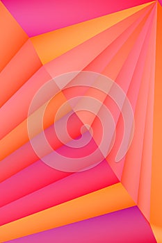 Multi-color geometric triangular low poly abstract background.