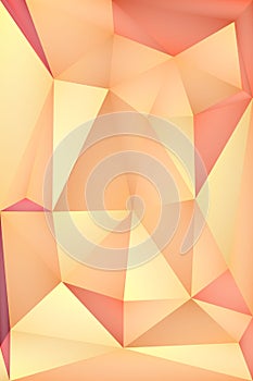 Multi-color geometric triangular low poly abstract background