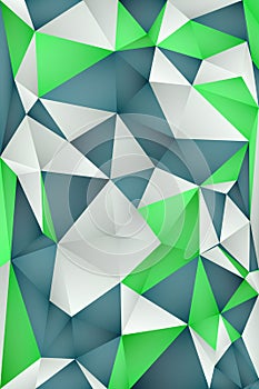 Multi-color geometric triangular low poly abstract background