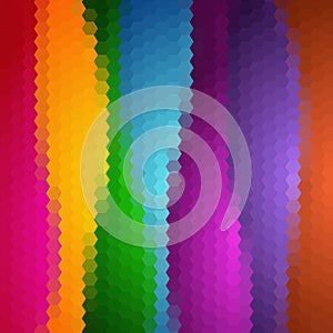 Multi-color geometric triangular low poly low poly style. Gradient background. Polygonal vector. eps 10