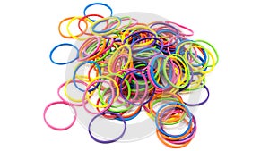 Multi color rubber elastic bands