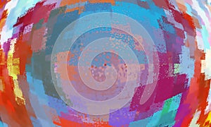 Multi color twirl effect background wallpaper