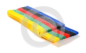 multi-color velcro cable tie