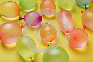 Multi color water balloons