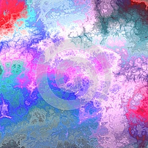 Multi colored abstract psychedelic background, high resolution texture, vivid bright colors, lighter blue tones - turkish,