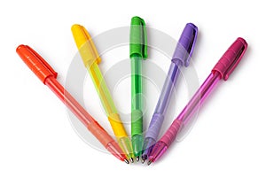 Multi-colored ball pens