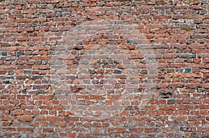 Multi-colored brick wall, background, texture