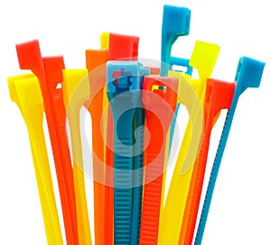 Multi colored cable ties