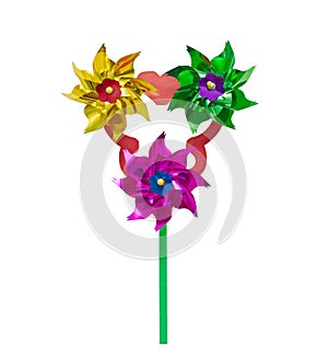 Multi-colored children's air vane