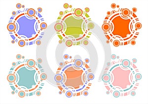Multi-colored circles