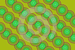 Colored circles background, illustration