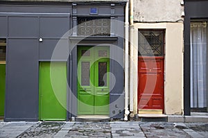 Multi-colored door